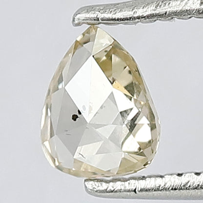 0.32 CT Beautiful Pear Shape 5 mm Rose cut Natural Champagne Color SI Clarity Glaring Faceted Diamond Made For Unique Design Engagement Ring