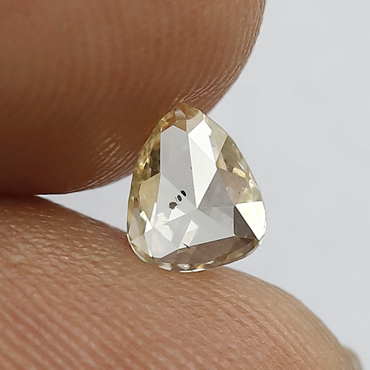 0.32 CT Beautiful Pear Shape 5 mm Rose cut Natural Champagne Color SI Clarity Glaring Faceted Diamond Made For Unique Design Engagement Ring