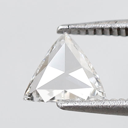 0.31 CT Triangle shape Natural Loose EF color VVS-VS clarity 6.10 mm Rose cut Diamond