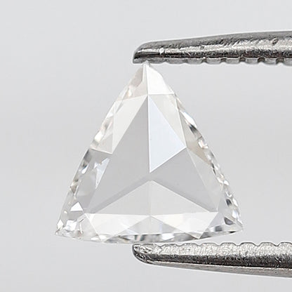0.31 CT Triangle shape Natural Loose EF color VVS-VS clarity 6.10 mm Rose cut Diamond