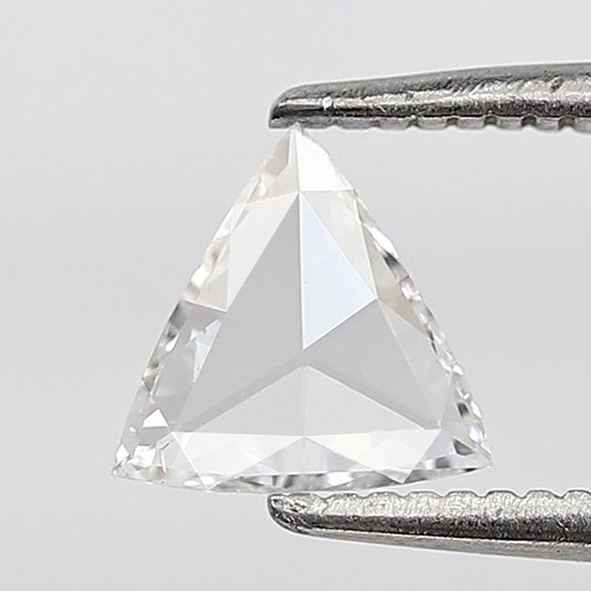 0.31 CT Triangle shape Natural Loose EF color VVS-VS clarity 6.10 mm Rose cut Diamond