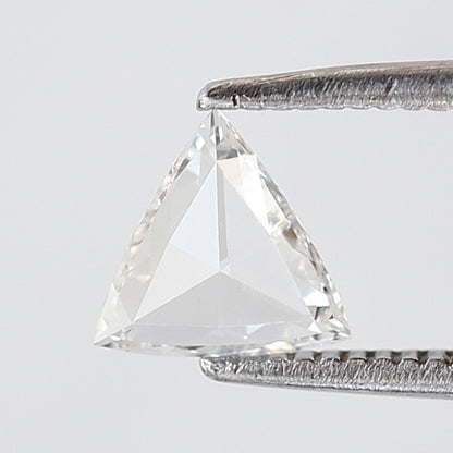 0.31 CT Triangle shape Natural Loose EF color VVS-VS clarity 6.10 mm Rose cut Diamond
