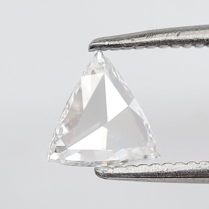 0.31 CT Triangle shape Natural Loose EF color VVS-VS clarity 6.10 mm Rose cut Diamond