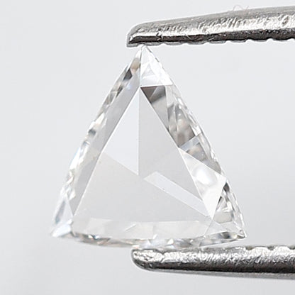0.31 CT Triangle shape Natural Loose EF color VVS-VS clarity 6.10 mm Rose cut Diamond