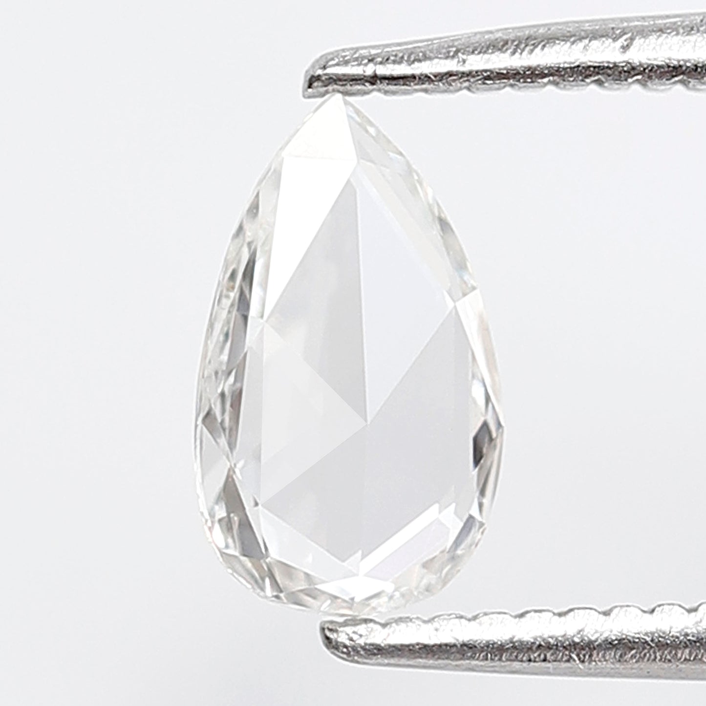 0.38 CT Pear Shape Rose Cut Diamond 7 MM FG Color VS Clarity Natural Loose Diamond