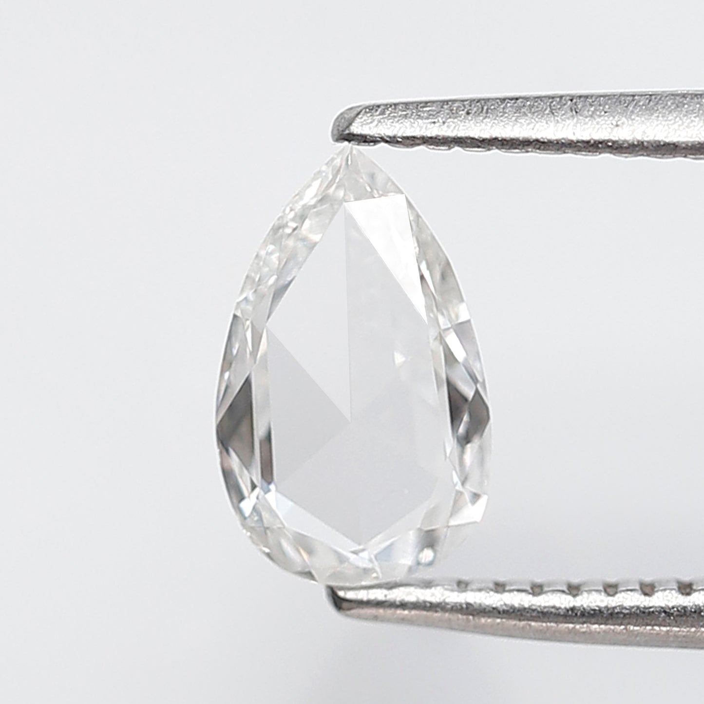 0.38 CT Pear Shape Rose Cut Diamond 7 MM FG Color VS Clarity Natural Loose Diamond
