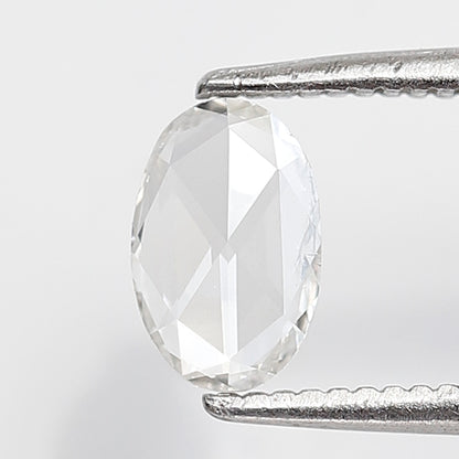 0.37 Ct Oval Shape Rose Cut Diamond 6 mm FG Color VS Clarity Natural Loose Diamond
