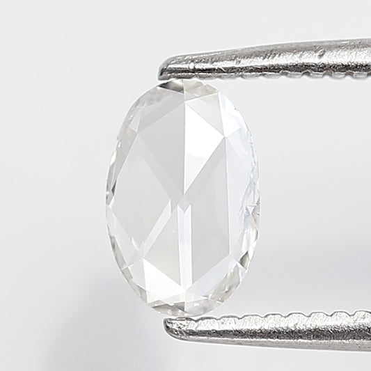 0.37 Ct Oval Shape Rose Cut Diamond 6 mm FG Color VS Clarity Natural Loose Diamond