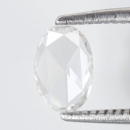 0.37 Ct Oval Shape Rose Cut Diamond 6 mm FG Color VS Clarity Natural Loose Diamond