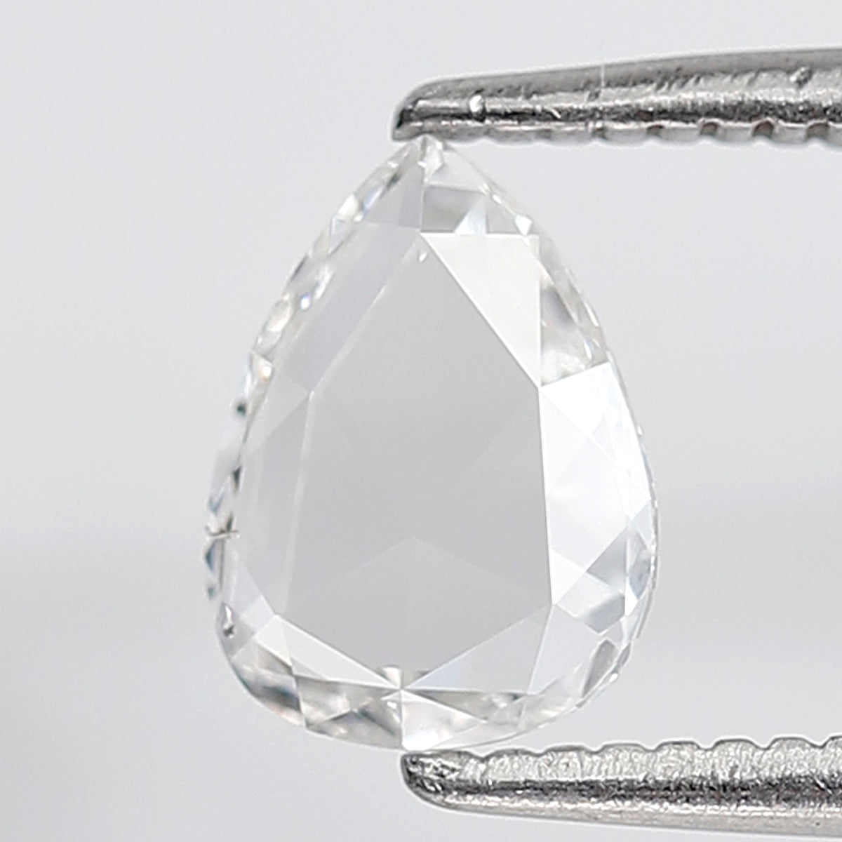 0.47 Ct Pear Shape Rose Cut Diamond 7 mm EF color VS Clarity Natural Loose Diamond