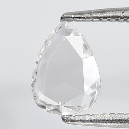 0.47 Ct Pear Shape Rose Cut Diamond 7 mm EF color VS Clarity Natural Loose Diamond