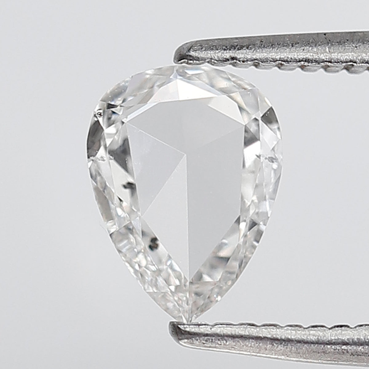 0.47 Ct Pear Shape Rose Cut Diamond 7 mm EF color VS Clarity Natural Loose Diamond
