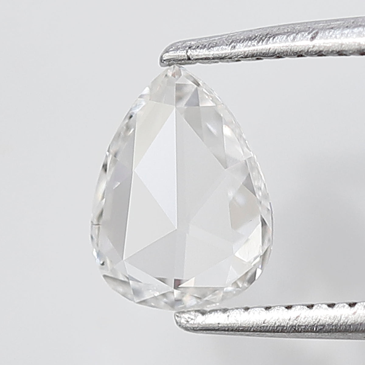 0.47 Ct Pear Shape Rose Cut Diamond 7 mm EF color VS Clarity Natural Loose Diamond