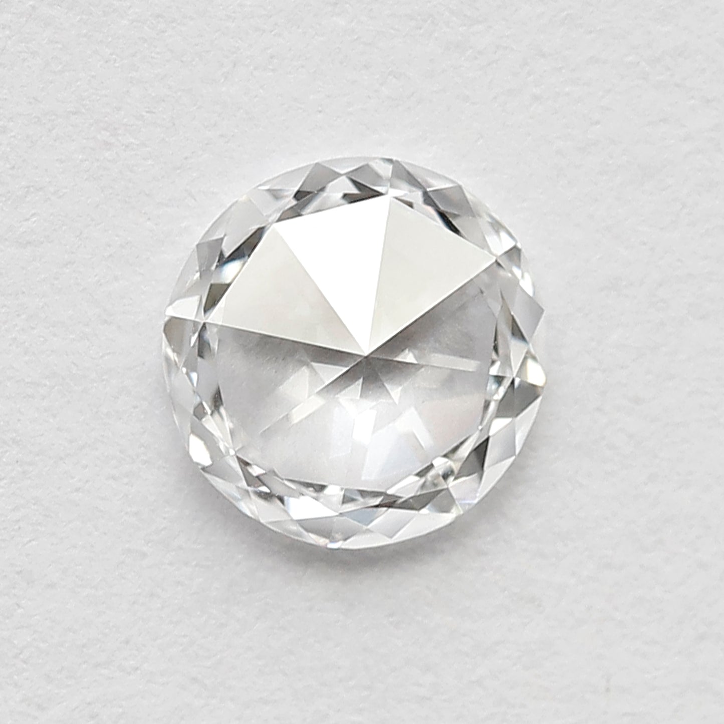 1.01 CT Beautiful D Color Transparent VS Clarity 7.3 mm Round Shape Natural Loose Rose Cut Diamond For Wedding Ring