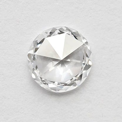 1.01 CT Beautiful D Color Transparent VS Clarity 7.3 mm Round Shape Natural Loose Rose Cut Diamond For Wedding Ring