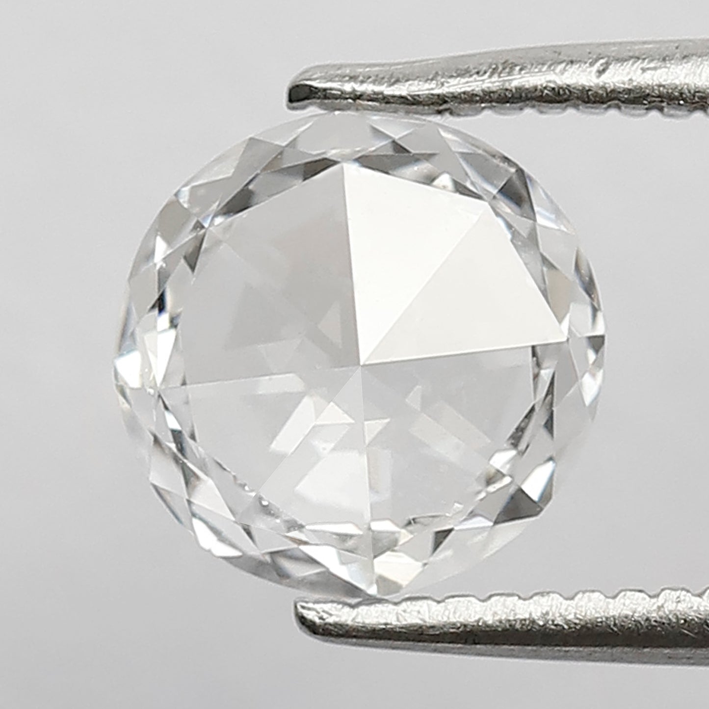 1.01 CT Beautiful D Color Transparent VS Clarity 7.3 mm Round Shape Natural Loose Rose Cut Diamond For Wedding Ring