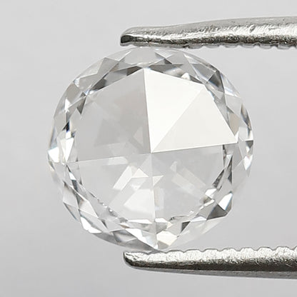 1.01 CT Beautiful D Color Transparent VS Clarity 7.3 mm Round Shape Natural Loose Rose Cut Diamond For Wedding Ring