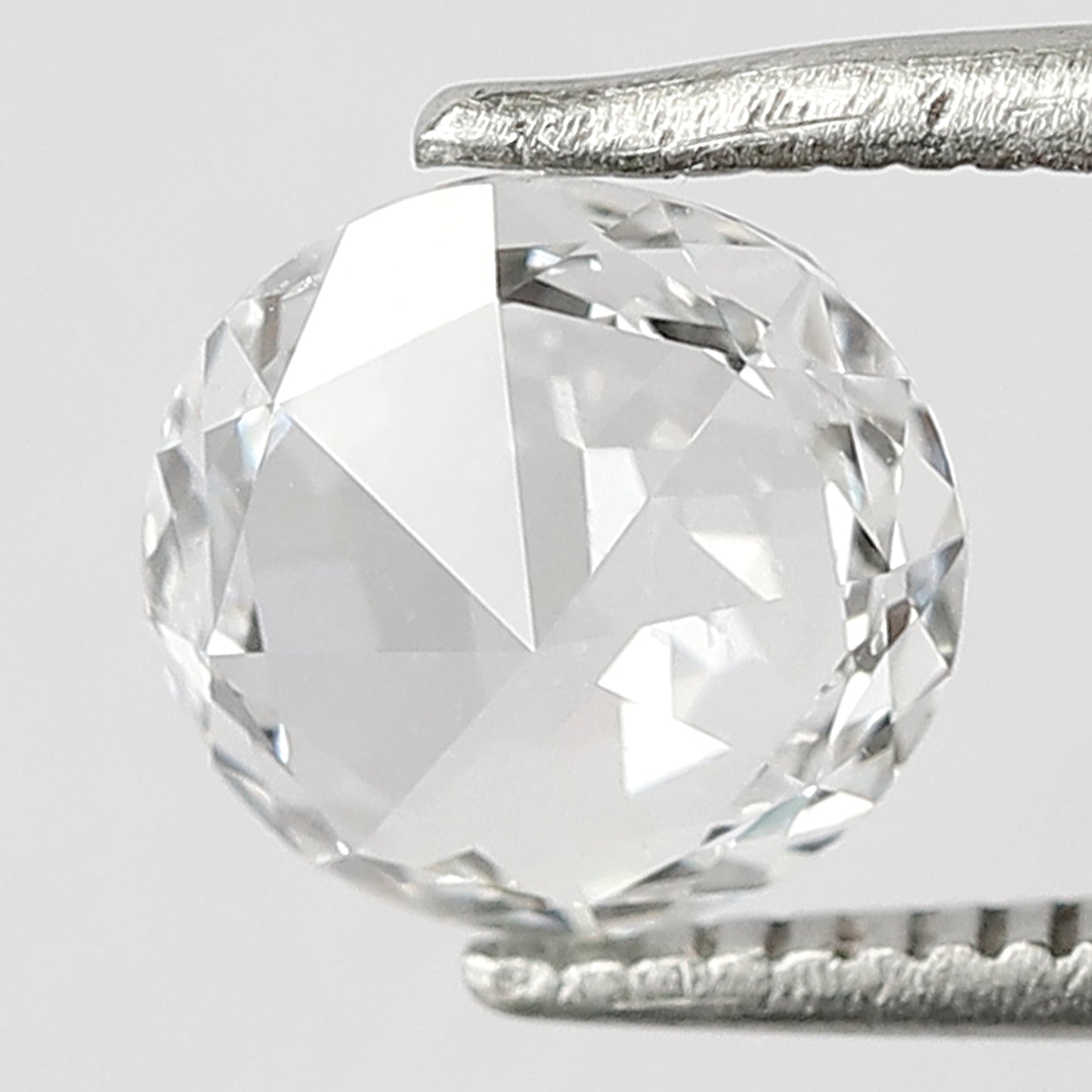 1.01 CT Beautiful D Color Transparent VS Clarity 7.3 mm Round Shape Natural Loose Rose Cut Diamond For Wedding Ring