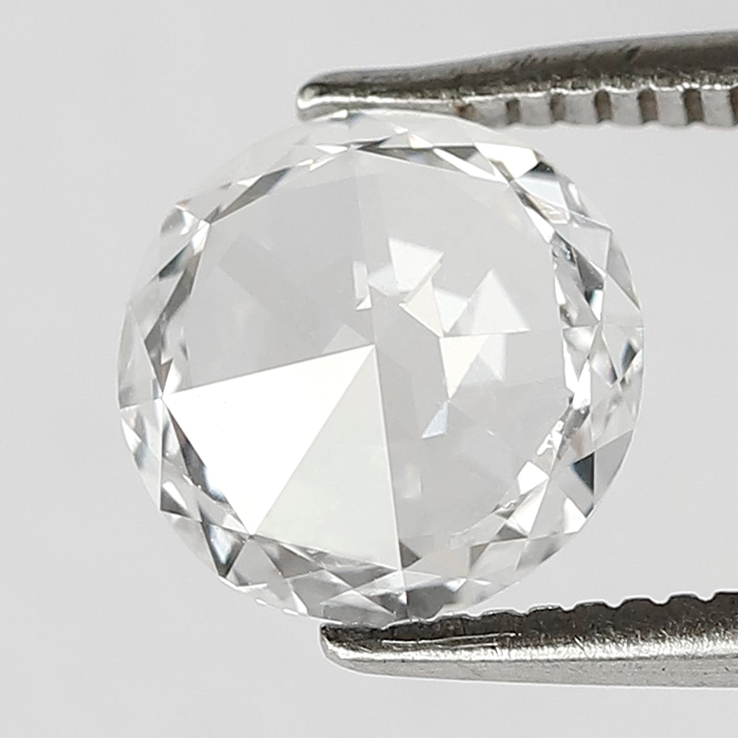 1.01 CT Beautiful D Color Transparent VS Clarity 7.3 mm Round Shape Natural Loose Rose Cut Diamond For Wedding Ring