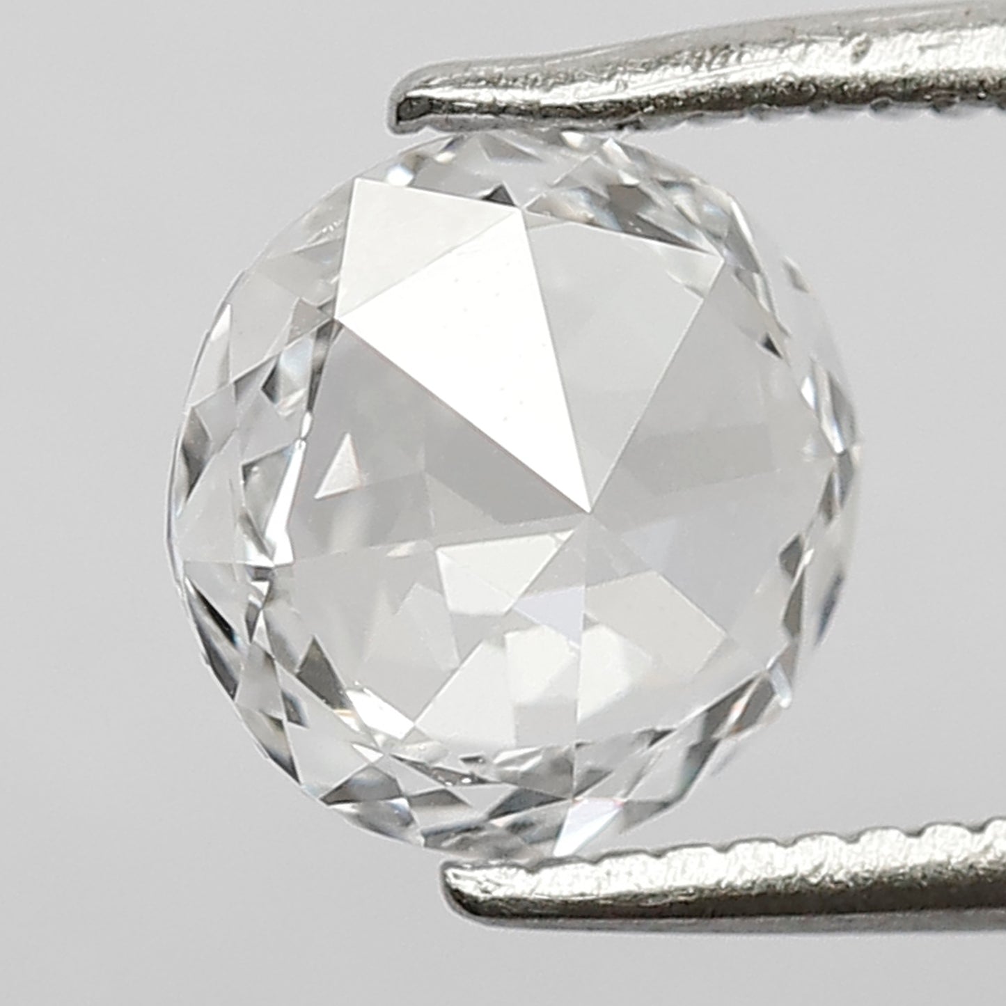 1.01 CT Beautiful D Color Transparent VS Clarity 7.3 mm Round Shape Natural Loose Rose Cut Diamond For Wedding Ring
