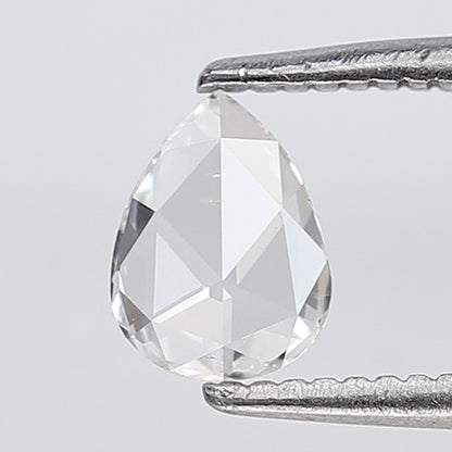 0.34 Ct Pear Shape Rose Cut Diamond 6 mm FG Color VS SI Clarity Natural Loose Diamond