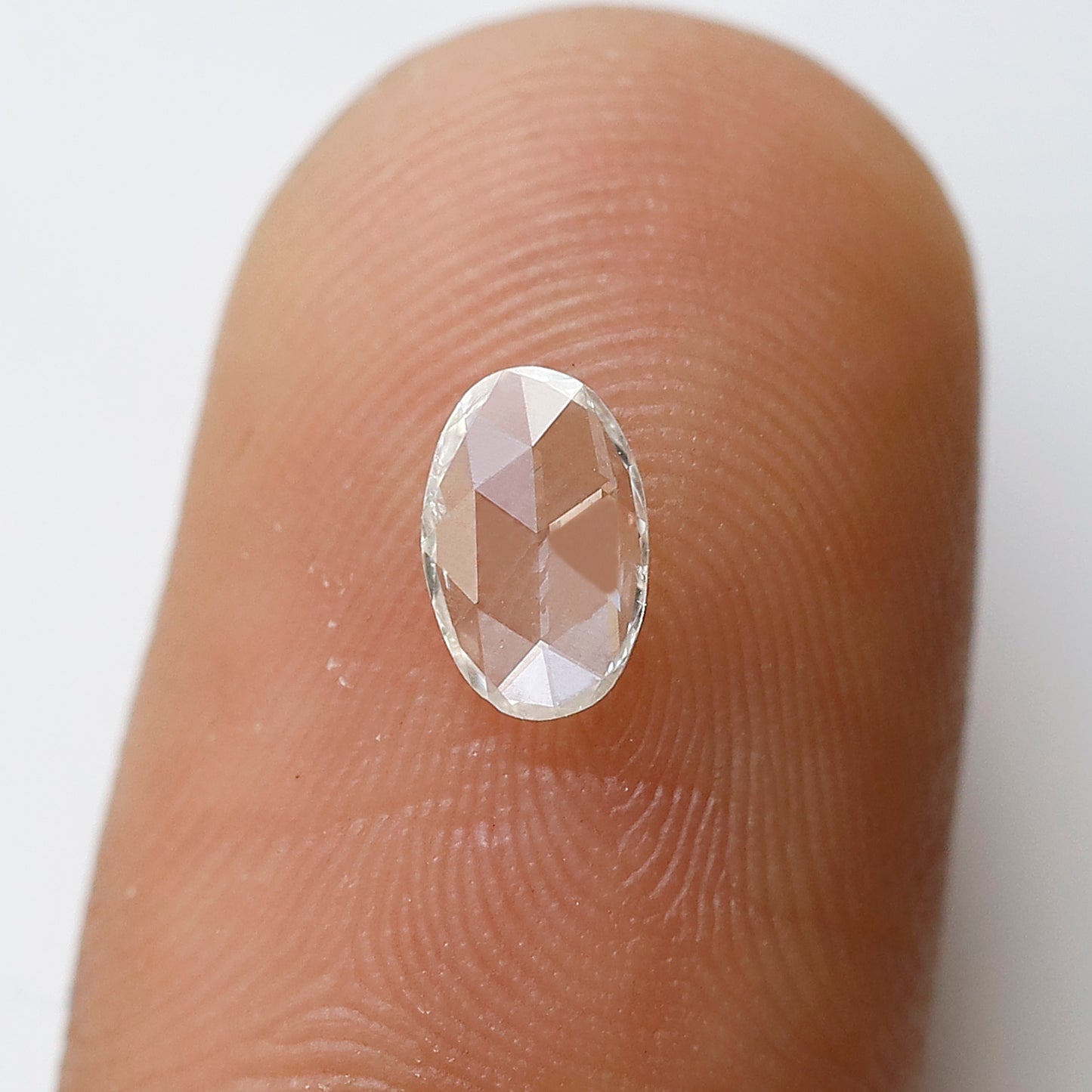 0.22 Ct Oval Shape Rose Cut Diamond 6 mm FG Color VS Clarity Natural Loose Diamond