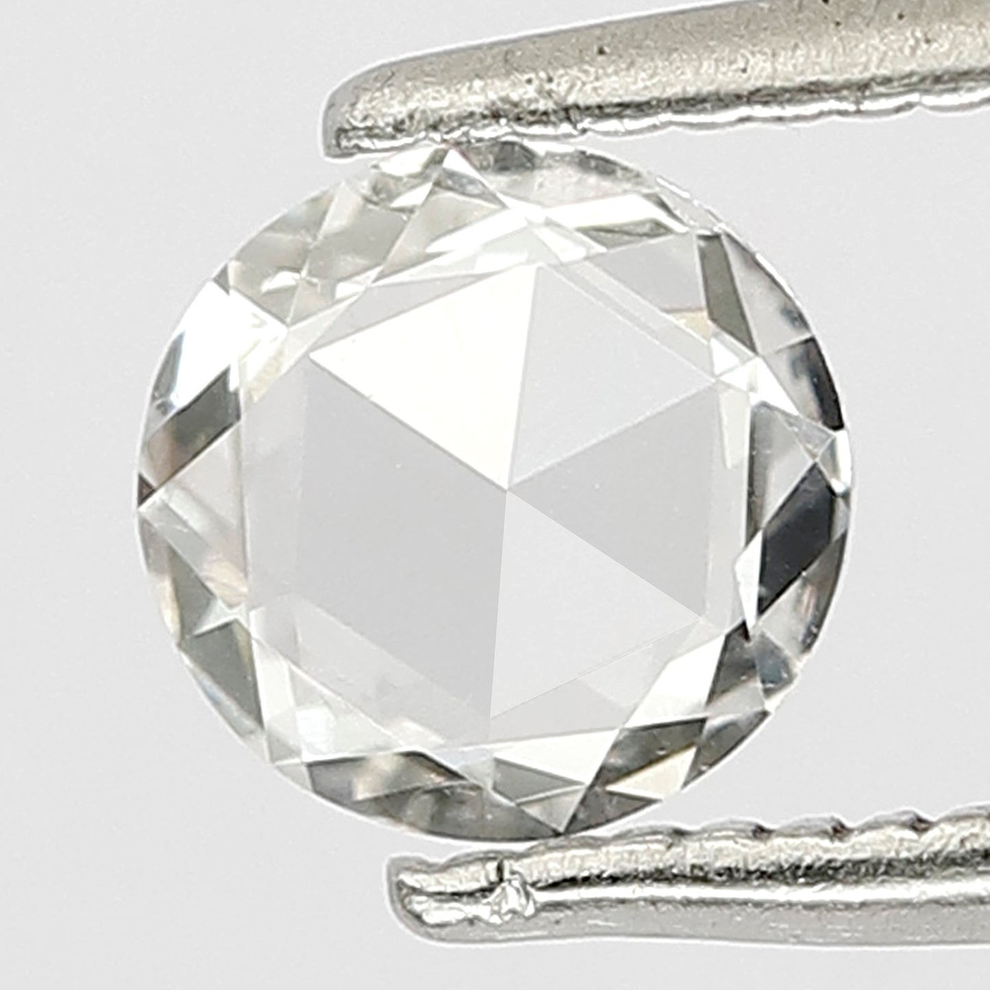 0.41 CT Stunning EF Color 5.5 mm VS Eye Clean Clarity Flat Back Polished Shining Rose Cut Diamond