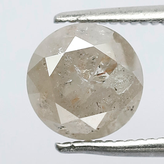 1.98 CT Natural Misty White Round Brilliant Cut Loose Ethically Sourced Conflict Free Diamond