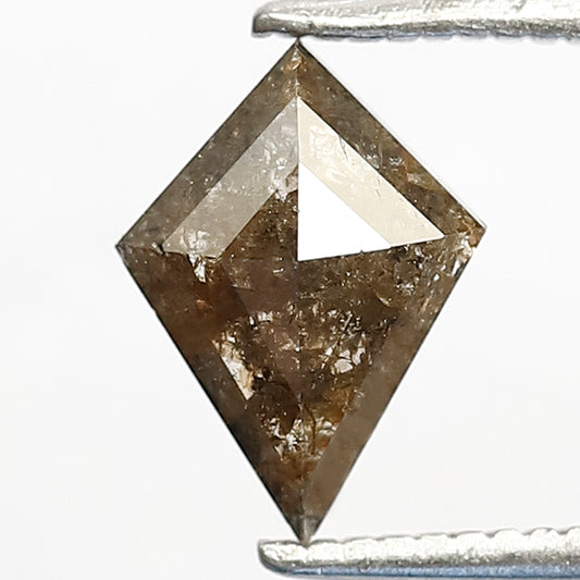 Kite Shape Diamond 0.75 CT | Natural Brown Salt and Pepper Diamond for Custom Pendant