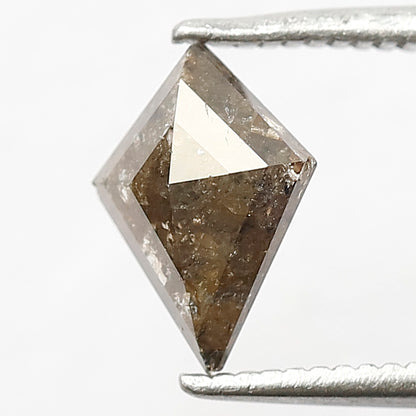 Kite Shape Diamond 0.75 CT | Natural Brown Salt and Pepper Diamond for Custom Pendant