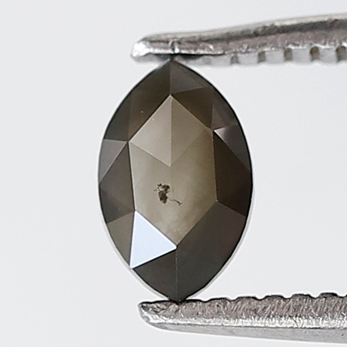 0.37 Ct Marquise Shape Natural Loose Diamond 5.50 MM salt and Pepper Green black Color Diamond