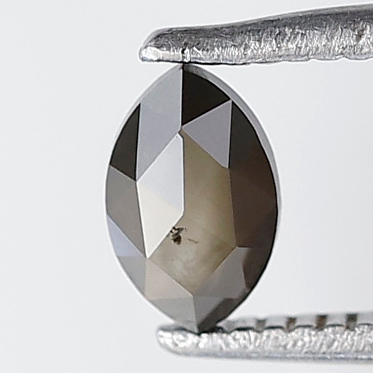 0.37 Ct Marquise Shape Natural Loose Diamond 5.50 MM salt and Pepper Green black Color Diamond
