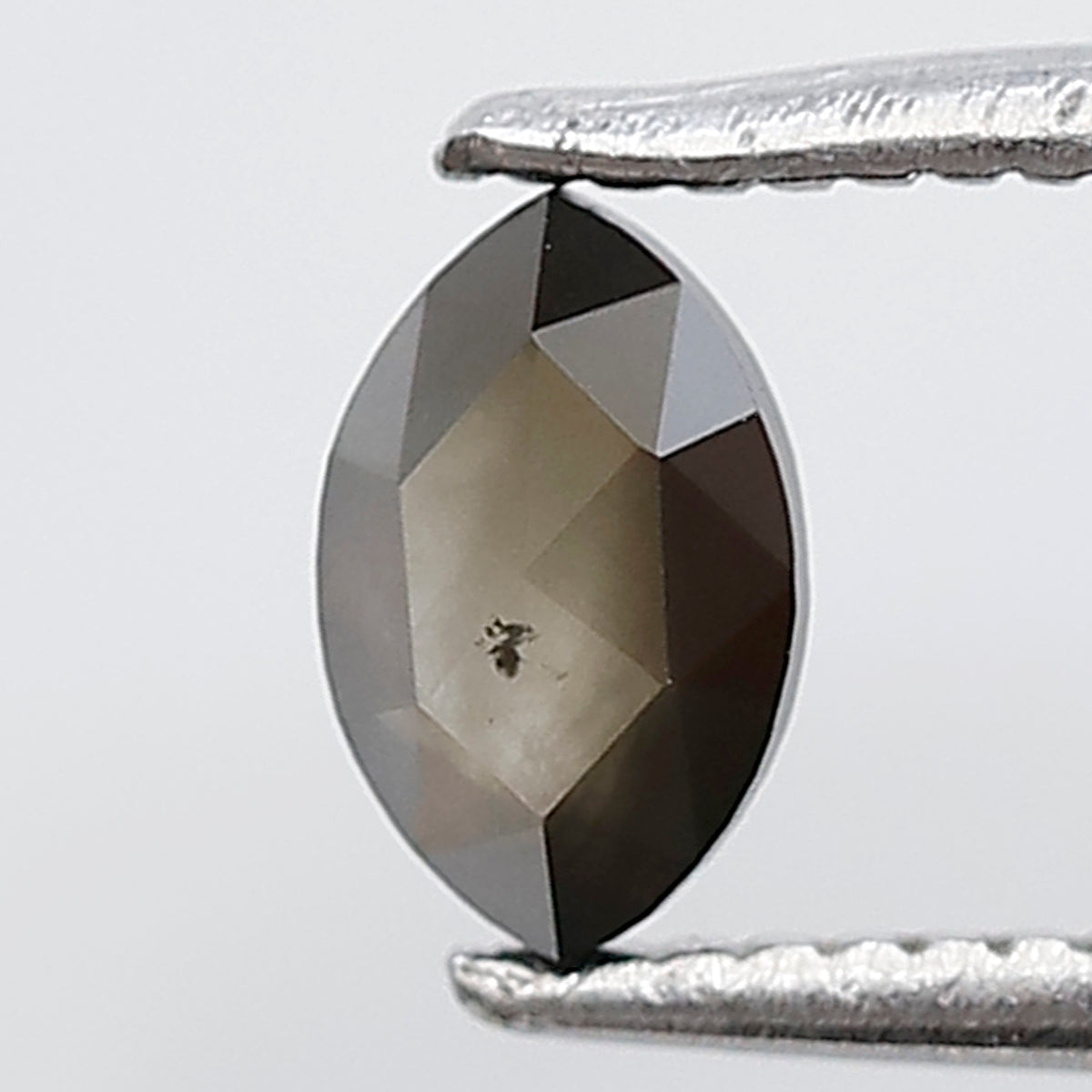 0.37 Ct Marquise Shape Natural Loose Diamond 5.50 MM salt and Pepper Green black Color Diamond