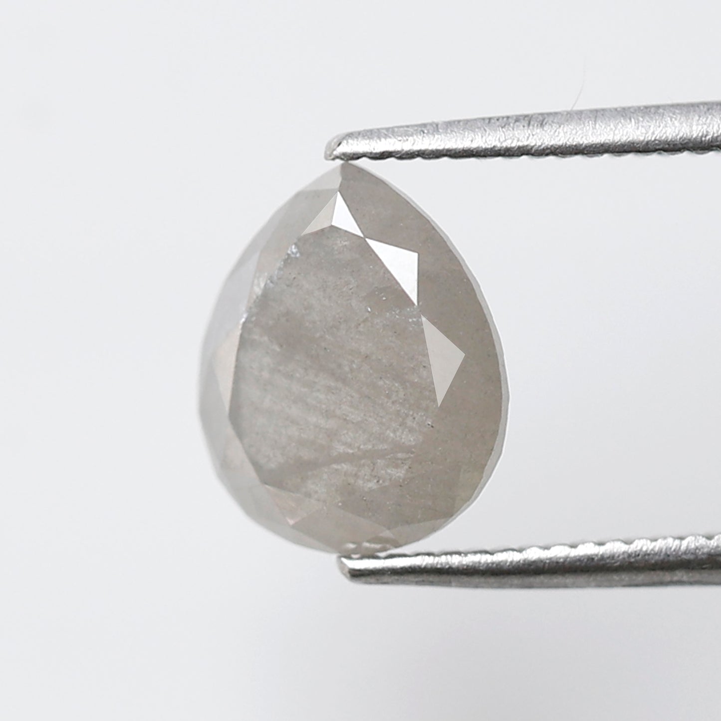 2.16 Ct Pear Shape Salt and Pepper Diamond, Natural Grayish Loose Diamond, Earth Mined Engagement Ring Stone