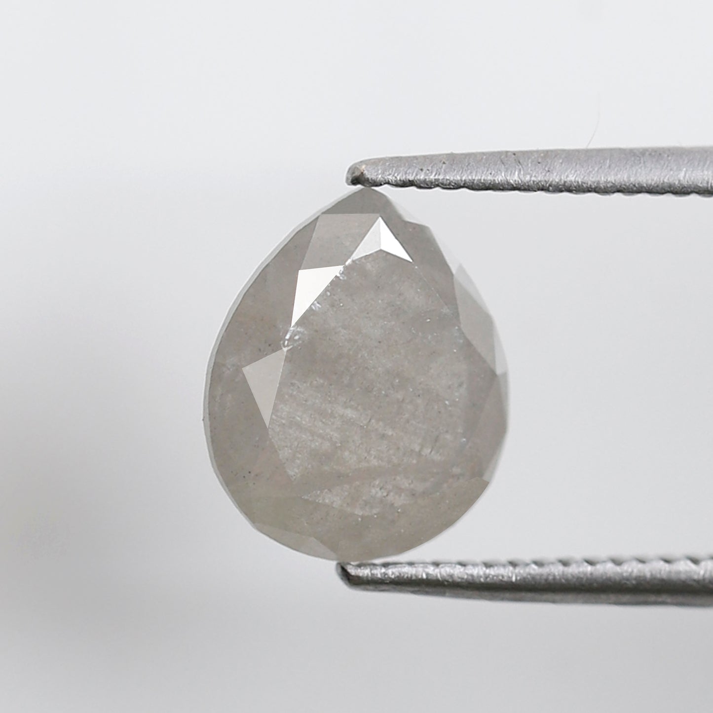 2.16 Ct Pear Shape Salt and Pepper Diamond, Natural Grayish Loose Diamond, Earth Mined Engagement Ring Stone