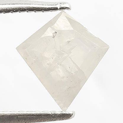 0.77 CT Kite Shape Salt and Pepper Misty White Diamond, Natural Salt and Pepper Loose Diamond