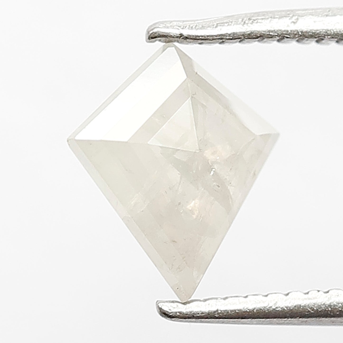 0.77 CT Kite Shape Salt and Pepper Misty White Diamond, Natural Salt and Pepper Loose Diamond