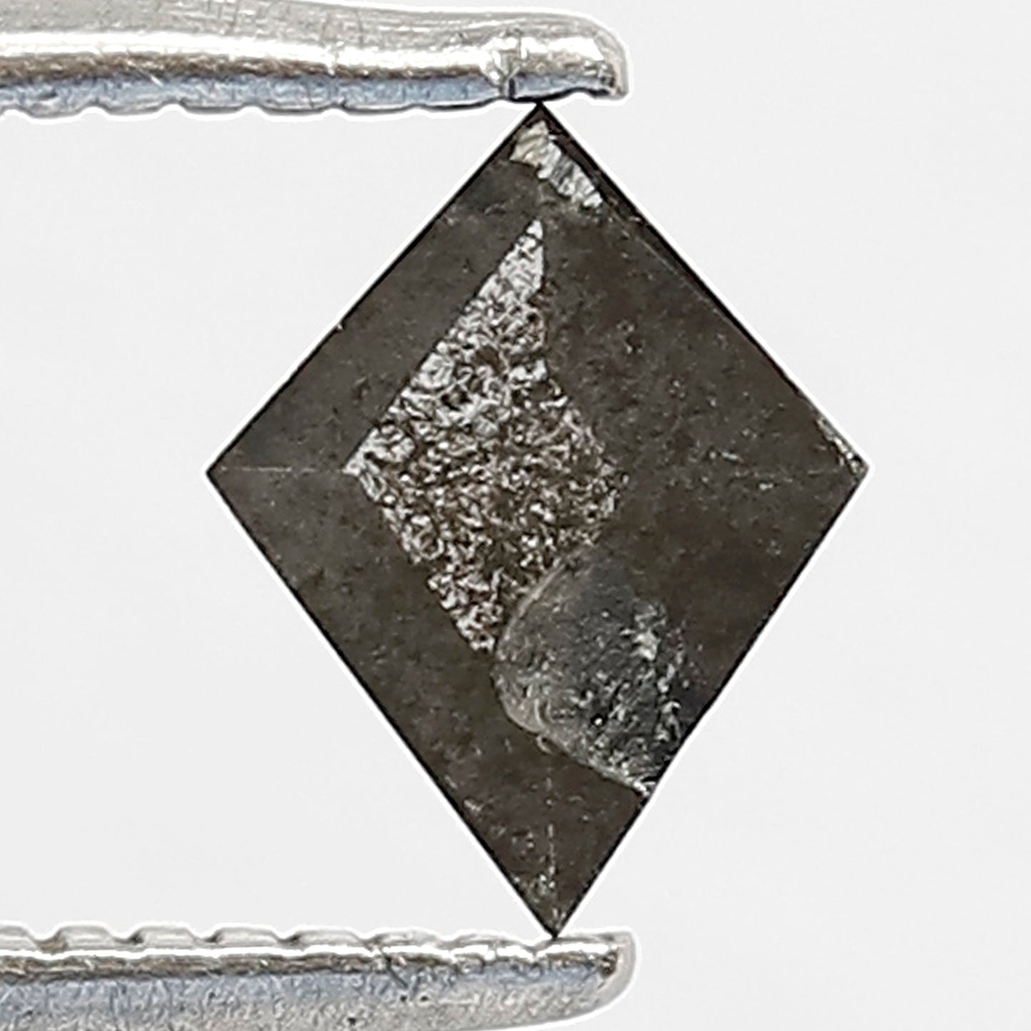 0.30 CT Kite Shape Loose Earth Mined Diamond, 6.5 mm Natural Salt and Pepper Diamond For Engagement Ring and Pendant