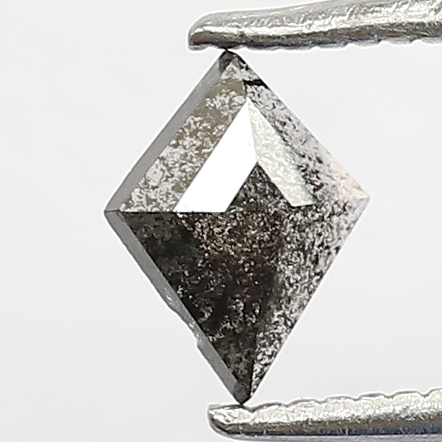 0.30 CT Kite Shape Loose Earth Mined Diamond, 6.5 mm Natural Salt and Pepper Diamond For Engagement Ring and Pendant