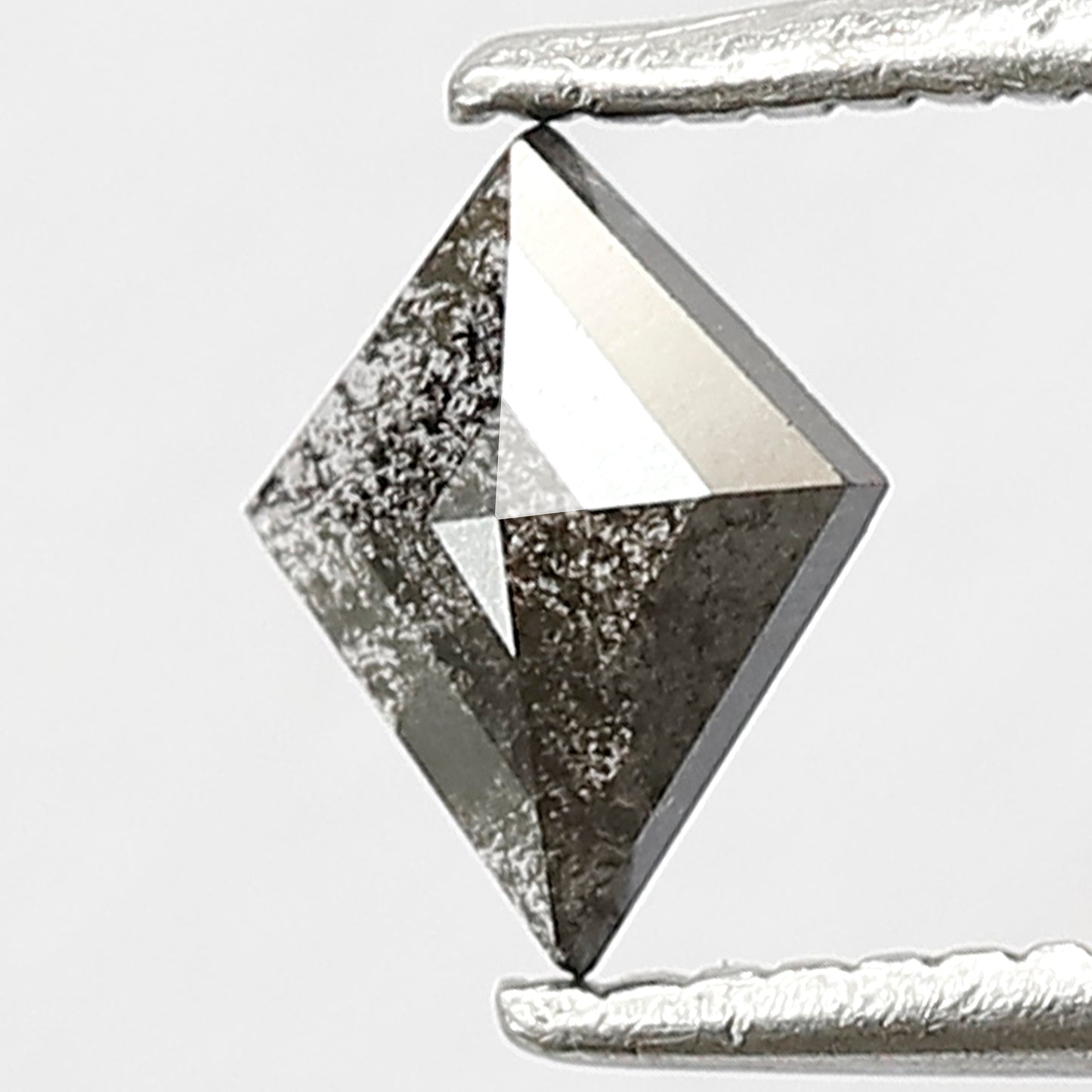 0.30 CT Kite Shape Loose Earth Mined Diamond, 6.5 mm Natural Salt and Pepper Diamond For Engagement Ring and Pendant