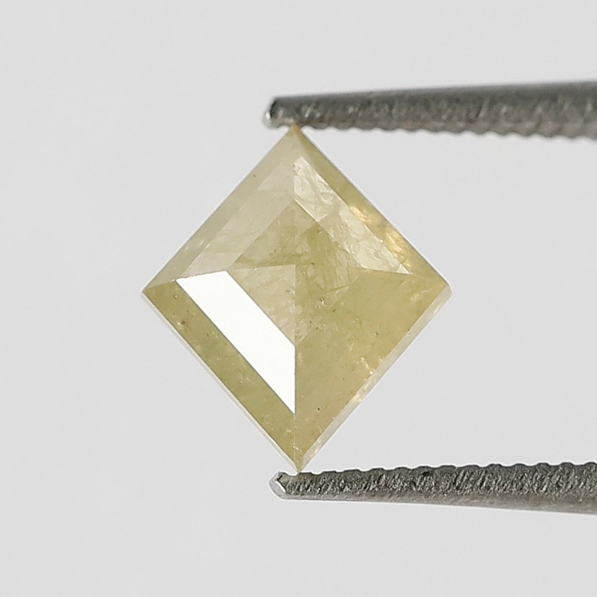 0.93 CT Kite Shape Loose Natural Diamond 7.50 MM Rustic Translucent Yellow Color Diamond For Jewelry