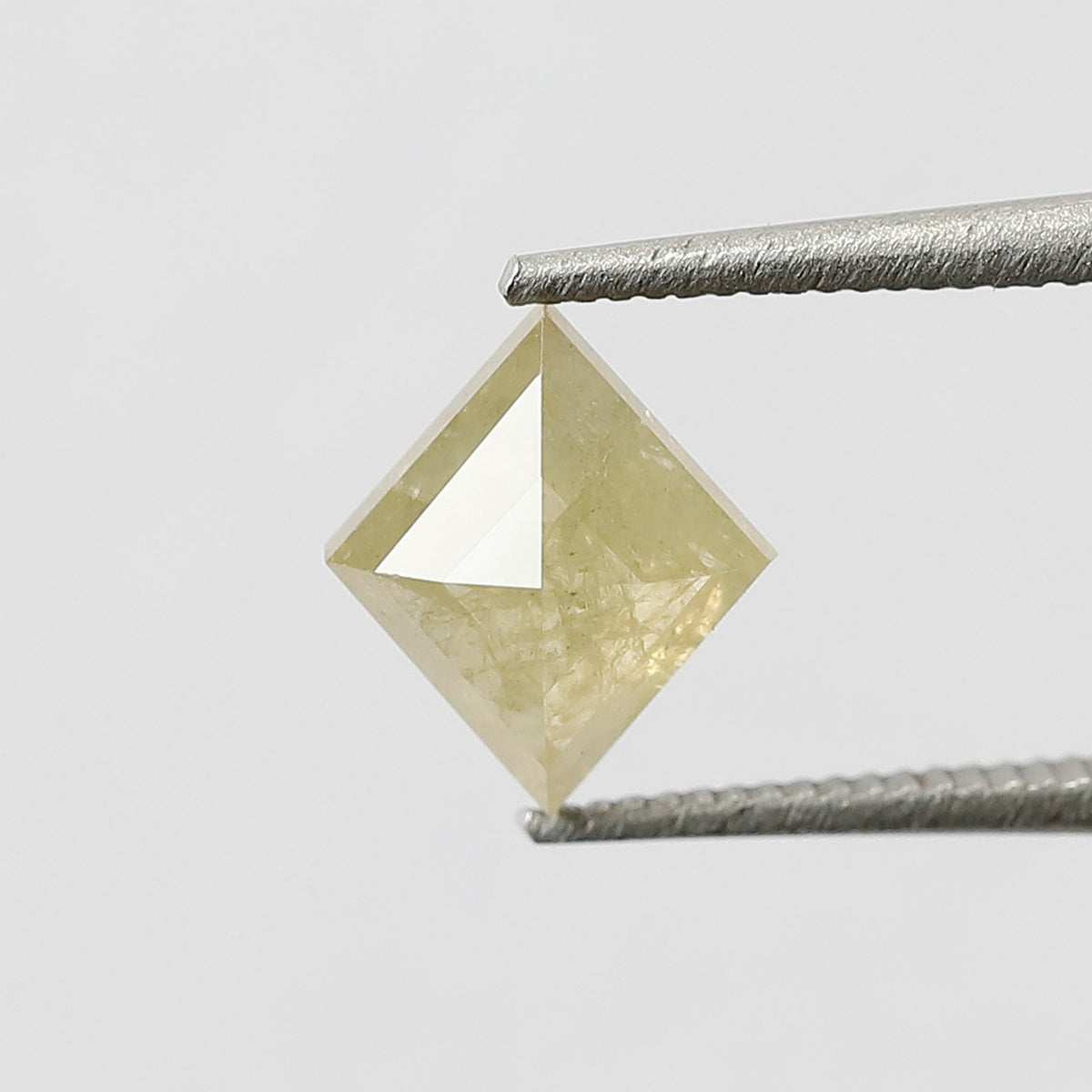 0.93 CT Kite Shape Loose Natural Diamond 7.50 MM Rustic Translucent Yellow Color Diamond For Jewelry