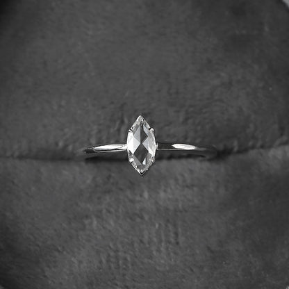 marquise rose cut diamond ring