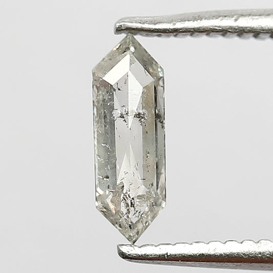 0.42 CT Natural Salt and Pepper Geometric Shape Diamond Fancy Grey Black Color Loose Diamond Ideal For Making Geometric Shape Vintage Jewelry