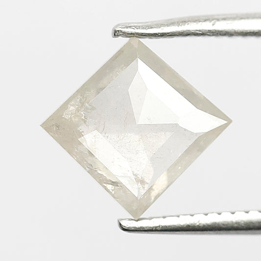 1.16 CT Natural Misty White Color Kite Shape Natural Loose Diamond 8.9 X 8.4 X 2.5 MM Loose Natural Salt and Pepper Diamond
