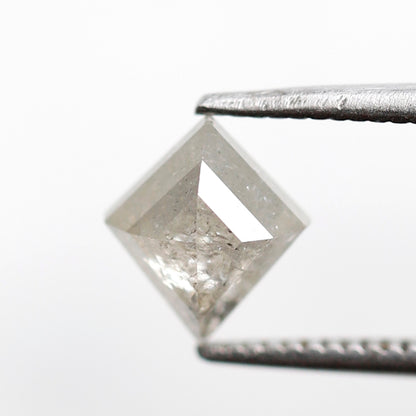 1.02 Ct Natural Kite Shape Diamond, Misty White Salt and Pepper Loose Diamond, Conflict Free Stone for Ring