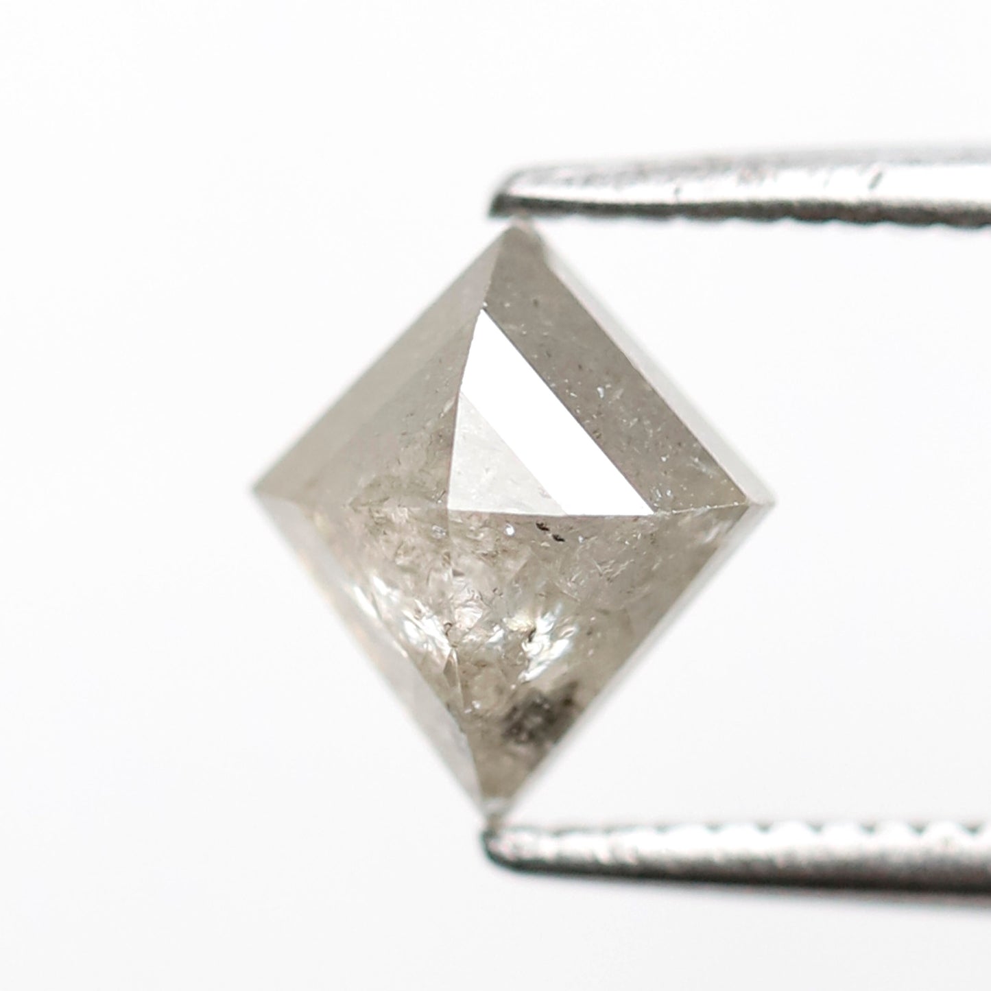1.02 Ct Natural Kite Shape Diamond, Misty White Salt and Pepper Loose Diamond, Conflict Free Stone for Ring