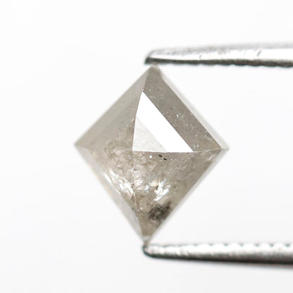 1.02 Ct Natural Kite Shape Diamond, Misty White Salt and Pepper Loose Diamond, Conflict Free Stone for Ring