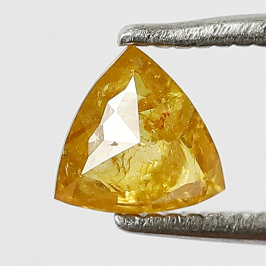 0.52 CT Triangle cut Rustic Loose Yellowish Natural Diamond For Anniversary Gift