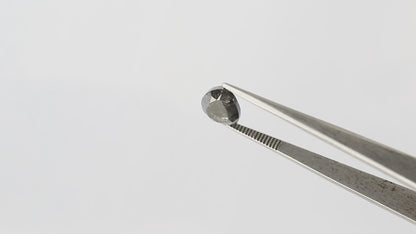 2.93 Ct Natural Grey Black Diamond | Pear Shape Brilliant Full Cut Salt & Pepper Loose Diamond for Jewelry